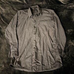 DKNY Grey Button-Down Shirt